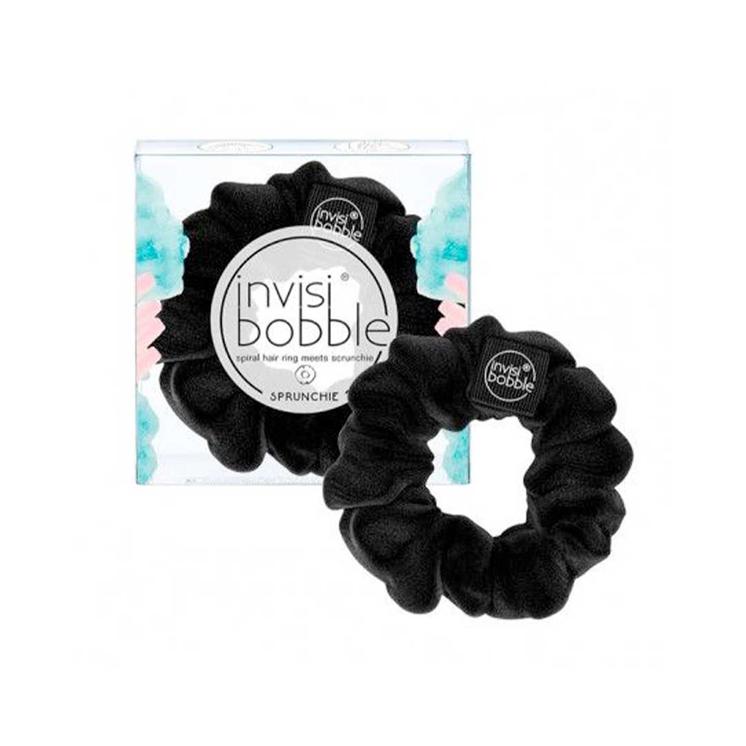 Invisibobble Sprunchie True Black Elastico Per Capelli In Velluto Nero Invisibobble